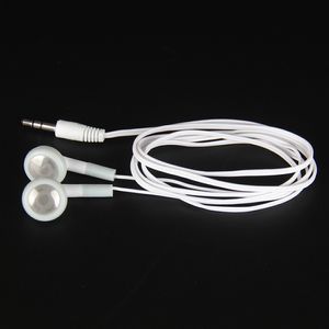 Auriculares desechables blancos al por mayor, auriculares de bajo costo para la biblioteca escolar del museo del teatro, hotel, regalo del hospital