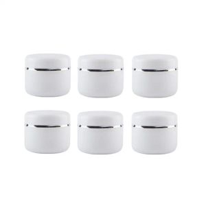 Bouteille cosmétique vide en gros vide vide pots en plastique avec couvercle de maquillage pour le couvercle Crème de rangement de lotion Conteneur de voyage