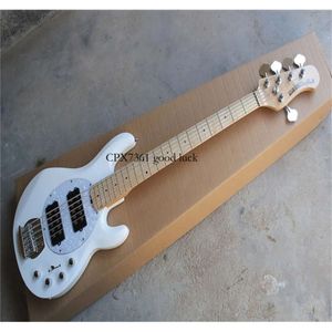 Musique blanche en gros Strings Bass électrique avec micros actifs V Batterie Guitare