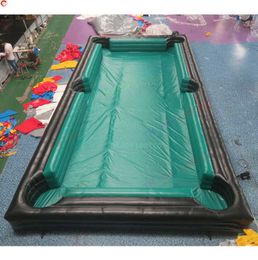 wholesale Activités de plein air en gros de bateau libre 12x6m (40x26ft) Table de billard gonflable personnalisée air exploser piscine de billard de billard à vendre