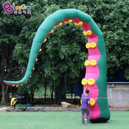 Tentacules gonflables de poulpe en gros pour la décoration de bâtiments, jouets de hauteur de 7M, sports