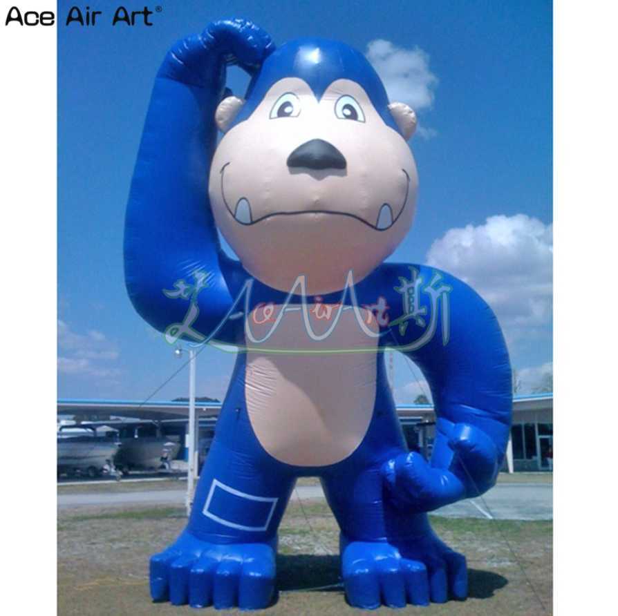 wholesale wholesale New Style 5m/16.4ftH Inflatable Orangutan Cartoon Character For Outdoor Advertising Event Decoration Made By Ace Air Art