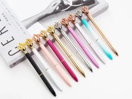 groothandel groothandel ODM online groothandel Spot Goods Modieus Stifte Metal xp Pen Diverse kleuren Charmante kroonbalpennen voor dames Valentijnscadeaus