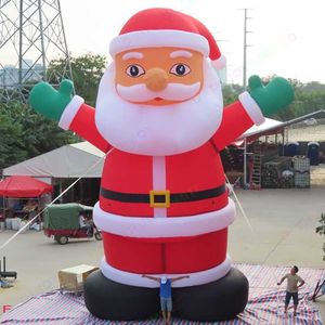 groothandel groothandel buitenactiviteiten 6m 20ft / 12m 40ft hoog gigantisch groot opblaasbaar kerstmanmodel met led-licht voor Kerstmis