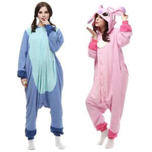 Pyjamas de noël personnalisés d'hiver en gros, grenouillère de famille mignonne avec point d'animal adulte pour femmes