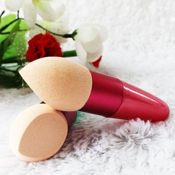 Base de maquillaje cosmético para mujeres al por mayor Nueva crema líquida caliente Corrector Esponja Lollipop Brush 1QBC 37D9 envío gratis