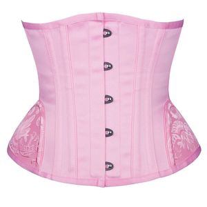 Femmes en gros Corset 14 Alies en acier Traineur Traineur Underbust Corset Steampunk Gothic Vêtements Corset Courteille Sincall Slimming Corset 240408