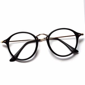 Venta al por mayor, monturas de gafas redondas Vintage para hombres y mujeres, monturas de gafas ópticas Retro, gafas, gafas, envío gratis