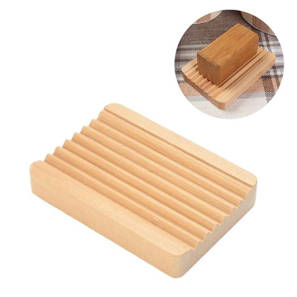 Platos de madera al por mayor de jabón de baño soportes de placa bandeja de jabones de lavado de ducha jabones de lavado de ducha