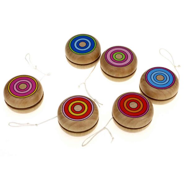 YOYO yo – jouets classiques en bois pour enfants, cadeaux de noël, cadeaux de fête, remplissage de sac de butin de carnaval pour l'école maternelle, vente en gros, G1125