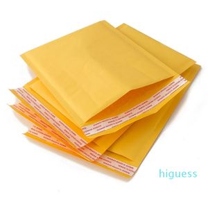 Groothandel gele bubbelmailers Tassen Goud Kraft Paper envelop Tas Proof Nieuwe Express Bag Packaging Shipping Bags