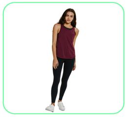 Vente en gros gilet de yoga T-Shirt 59 couleurs unies femmes mode réservoirs de yoga en plein air sport course hauts de sport Clothes8684724