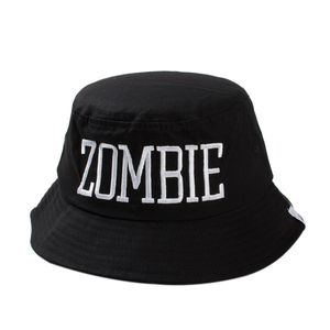 Gros-Zombie Bucket Hat Dames Casual Brodé Lettre Camping Chapeau D'été Boonie Cap En Plein Air Bob Chapeau De Pêche Chapeau Pour Femmes Hommes