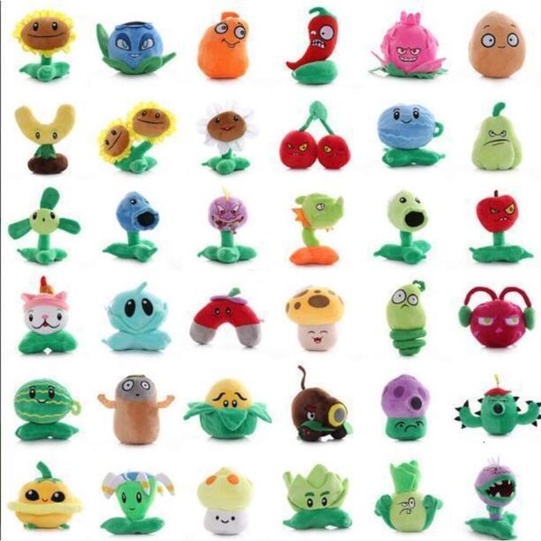 Jouets en peluche plantes vs Zombies, vente en gros de 15 à 20cm, jouets en peluche doux pour enfants, poupée bébé, animaux en peluche