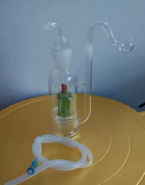 Livraison gratuite grossistes nouveau filtre à 4 griffes narguilé verre/bong en verre, pot en verre à grande bouche, donnant un ensemble complet d'accessoires