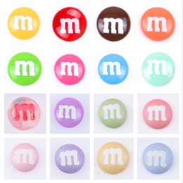 Groothandel M Chocolade Bonen Schoen Charms Decoratie Realistische Regenboog Suiker Schoenen Accessoires Fit Croc Shoe Kids Party X-Mas Gift