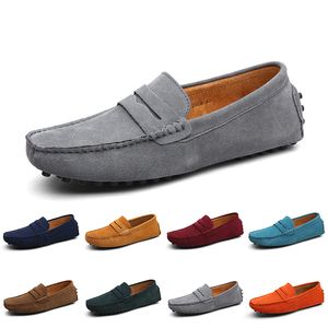 Wholesales Nicht-Marken-Männer Casuals Schuhe Espadrilles Triple Black White Braun Wine Red Navy Khakis Grey Fashion Herren Sneaker Outdoor Jogging Walking Trainer Sport