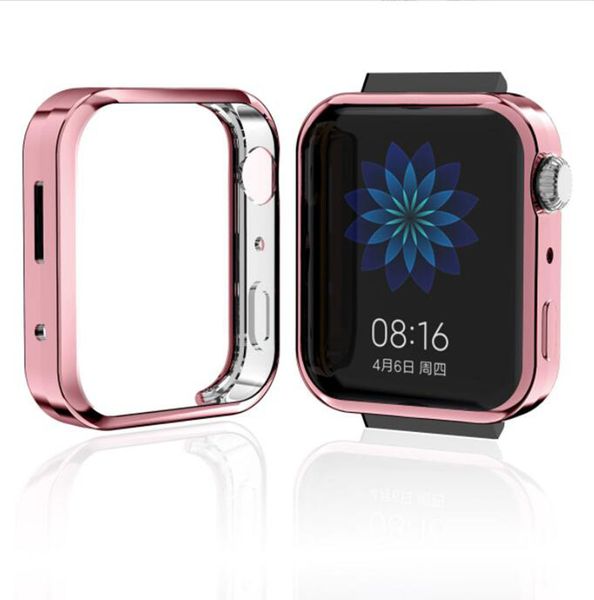 Venta al por mayor de bandas de reloj anticaída XM adecuadas para reloj inteligente xiaomi funda protectora de silicona tpu funda protectora de pantalla para reloj inteligente