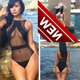 Valor mayorista Valor Oferta 2024 Nuevo diseñador de moda Sexy Bikini Sets Barrae Summer Bathing S Black One Piece Women SEXY MONOKINI Vintage traje de baño