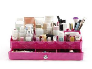 Boîte de rangement en gros, Type tiroir de maquillage cosmétique, rouge à lèvres, bijoux, grille de rangement à domicile, boîtes de rangement d'organisation, Bins3497457