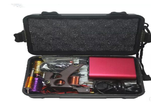 WholeTattoo Kit professionnel avec Machine de maquillage permanente de qualité pour équipement de tatouage Machines de tatouage rouge bon marché 7543516