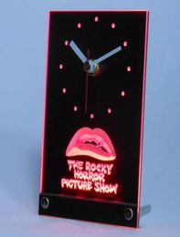 Wholetnc0220 The Rocky Horror Picture Show Table Desk 3D LED Clock2654020
