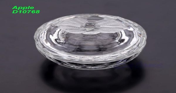 WholeUnique clair Nail Art acrylique cristal verre Dappen plat liquide poudre conteneur Y1078553263