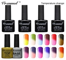 WholeVrenmol 1 Stuks 8 ml Stemmingsverandering Kleur Veranderende Nagellak Chameleonic Gel Lak Thermische Vernis UV LED Lamp droog9128572