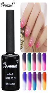 WholeVrenmol Temperatuur Chameleon Nagelgel Polish Thermische Kleurverandering UV Losweken Vernis Veranderende Lak9898383