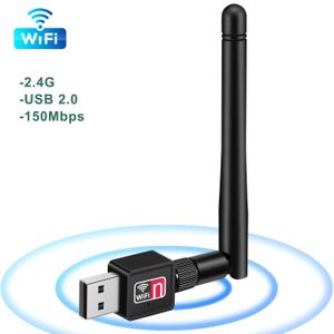 Wi Fi Finders Adaptateur WiFi USB 150 Mbps Antenne 2 4 GHz 802 11n g b Ethernet dongle LAN Carte réseau sans fil Récepteur PC 231019