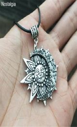 Wiccan Sun Moon Star Collier masculin Femme Mandala Lotus Flower Wicca Witchcraft Witch Bijoux Spiritual sans cou Jewellery Spiritual7541155