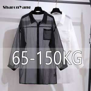 Wicking snelle hap met korte mouw geometrische wandelvlees plus maat losse fit zonbescherming kleding ijs zijden zonnebrandcrème kleding