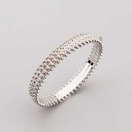 large 18K or engrenage argent bracelets pour femmes ensemble bague de luxe tennis mode unisexe bijoux designer fille femme bijoux cadeaux de fête accessoires mariage grâce cool