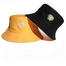 Brede rand hoeden 2020 lente vrouwen emmer vishoeden zonnebrandcrème zonnedop bloemenprint dubbelzijdige slijtage slijtage sluwe visser hoed p230311
