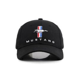 Chapeaux à bord large 2021 Black Baseball Cap Sports Racing Racing Car Men039s Sunglasses Moto Mustang Moto Moto Moto Moto Motorcycle 3D Embrode2938624