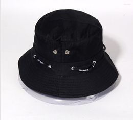 Brede rand hoeden 2022 unisex mannen zomer emmer zon hoed upf 50 verpakkbare vrouwen sunhat outdoor uv cap nek flap