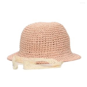 Brede rand hoeden 2023 mode dame stro hoed vrouwen zomerzon vizier sunhat panama bot bak bucket cap vrouwelijk vrouw strand