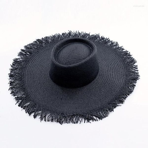 Sombreros de ala ancha 2023 sombrero de verano para mujer Kuntucky Floppy Sun señoras papel paja UV UPF50 viaje plegable playa