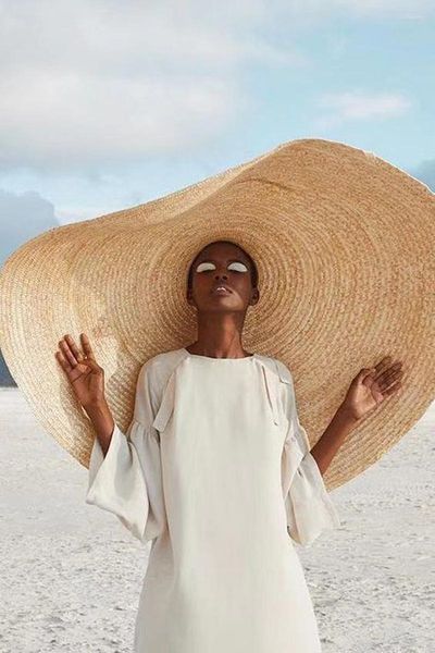 Sombreros de ala ancha de 80 cm, sombrero para el sol súper grande de Color sólido para turismo, vacaciones, playa, protección, sombrero de paja plegable ancho