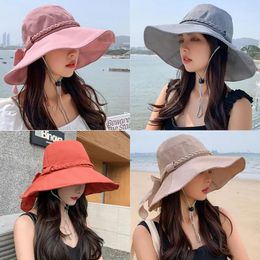 Chapeaux à bord large archez le chapeau de pêcheur pour les ombres et la protection du soleil polyvalent des femmes
