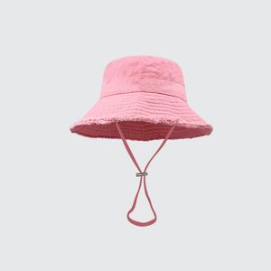 Chapeaux à large bord seau 1Pc haute qualité coton pêcheur chapeau Panama casquette pour hommes femmes mode solide pliant unisexe crème solaire plage 230727
