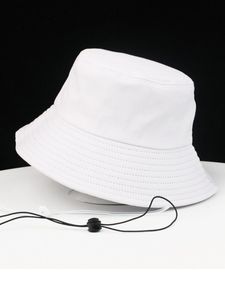 Chapeaux à large bord seau 56cm 58cm 60cm 62cm 64cm pur coton adulte gros os dames chapeau de plage hommes plus taille pêcheur uni 5 couleurs 230823