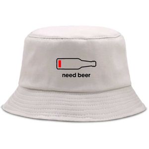 Chapeaux à bord large seau de bière de bière lettre personnalisée imprimement CAP BEAUCHEMENT COMMENT