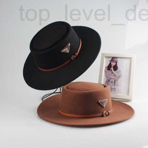 Wide Brim Hats Bucket Designer 22 automne et hiver nouveau jazz top top chapeau feutre en laine luxe luxe hepburn style élégant dame p familial xcf5