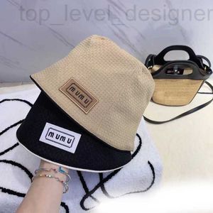 Chapeaux à large bord seau designer lettre femme solide chapeau tempérament classique design polyvalent mode voyage B1T8