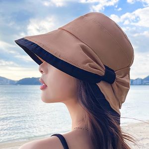 Chapeaux à large bord seau mode dames chapeau de plage de soleil avec mentonnière réglable en plein air Panama filles femme casquette de pêcheur quotidienne femme 230704