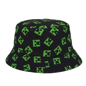 Brede Rand Hoeden Emmer Mode Print Hoed Zomer Mannen Visser Caps Vrouwen Hip Hop Strand Cap Unisex Panama Vrouwelijke 231204