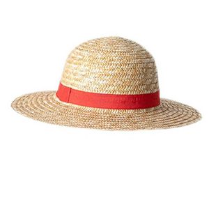 Chapeaux à bord large chapeaux de seau adultes enfants enfants japonais pirate de soleil pirate de soleil tissé Str Protection solaire largeur performance plage c costume de jeu de rôle C63f J2404