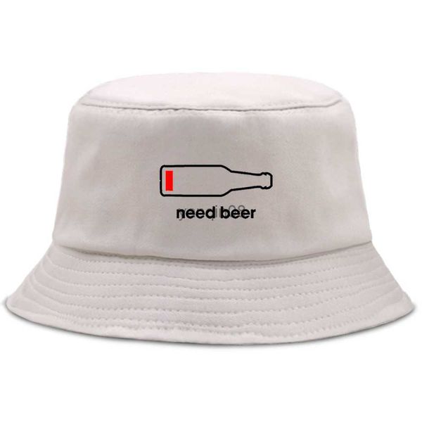 Hates de borde anchos Botella de cerveza Botella de cerveza Personalizado Hombo de frases Men Fashion Beach Sun Fisherman Fisherman Cap Hip Hop Fishing Women Bob Sombreros HKD230810