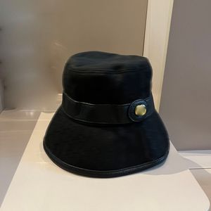 Brede rand hoeden emmer hoeden klassieke designer emmer hoed volledige afdruk letters modieuze vissershoeden met grote randzon schaduwcasual strandhoed